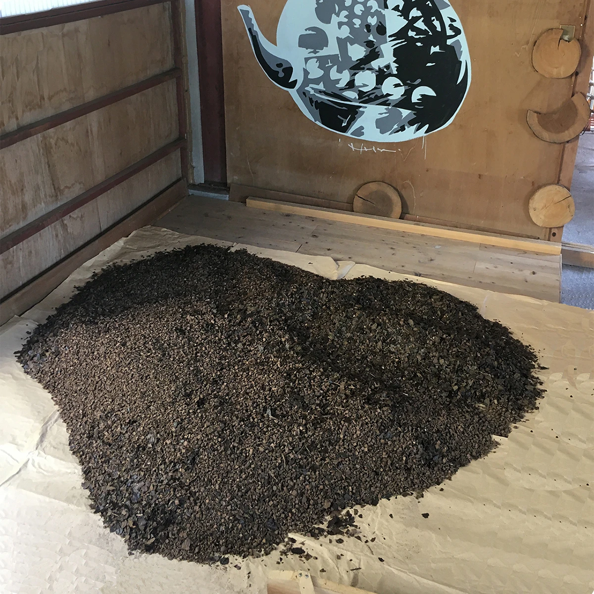 完成した三年番茶の写真